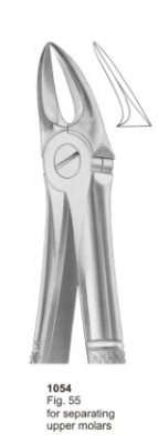  Fig. 55 for separating upper molars 